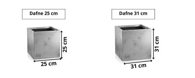 Rozměry hrnce Dafne