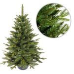 Umělý vánoční stromek v květináči Alpský smrk 110 cm PVC+PE