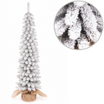 Umělá vánoční stromek Slim se sněhem v květináči 180 cm